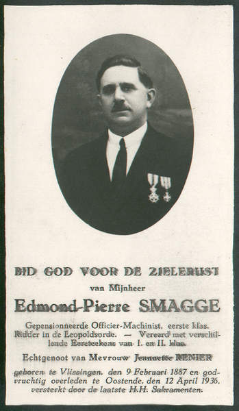 Bidprentje Edmondus-Pierre Smagge